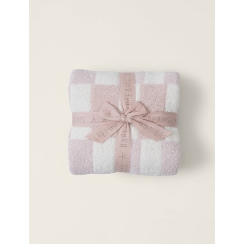 CozyChic® Scalloped Checked Stroller Blanket
