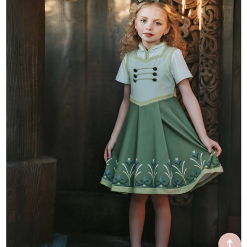 Little Ice Princess First Day in Forever Twirl Dress-Short Sleeve – Only Little Once