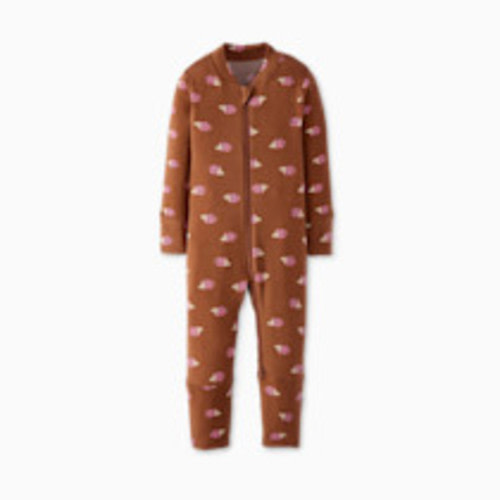 Hanna Andersson Baby 2-Way Zip Sleeper in HannaSoft - Hedgy, 0-3 M