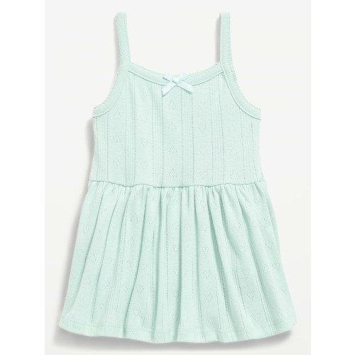 Pointelle-Knit Bodysuit Dress for Baby