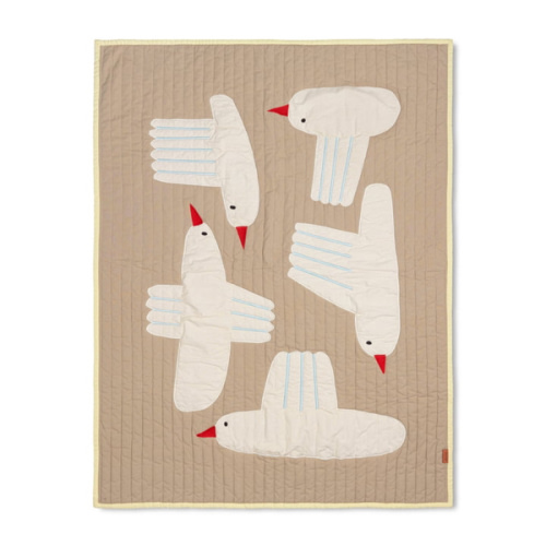 Bird Quilted Blanket