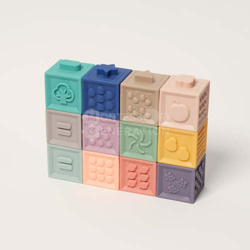 Montessori Squeaky Block Set - For Babies & Toddlers Alike!