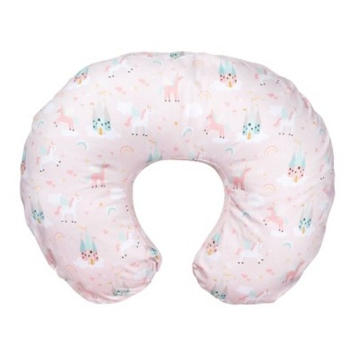 Boppy Original Support Nursing Pillow Cover, Color: Unicorns and Castles