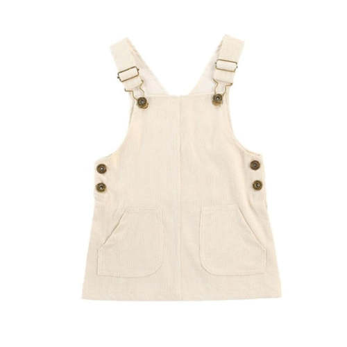 Zara overall dress in cream