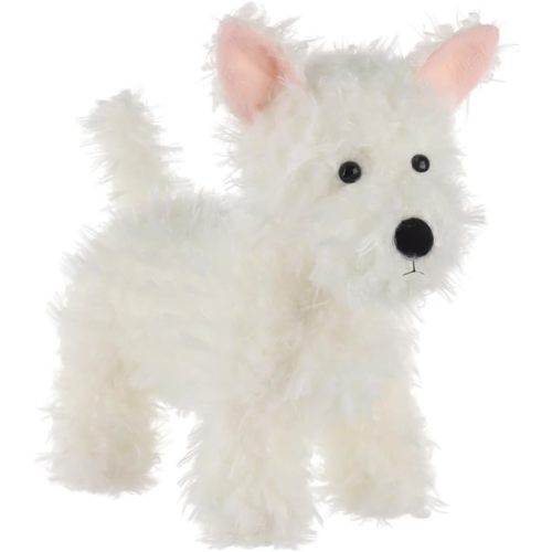 Apricot Lamb Cute Toys Plush White West Highland Dog Puppy Stuffed Animal Soft Cuddly Perfect for Kids 10.6 Inches
