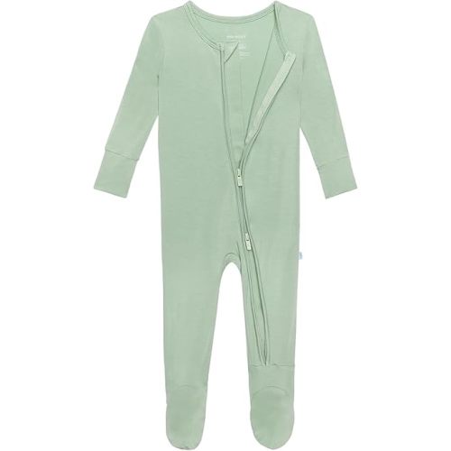 Posh Peanut Baby Boy Footie Pajamas - Soft Viscose Made from Bamboo 2 Way Zipper Sleepers & Onesies