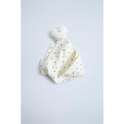 TEXTURED HEARTS SECURITY BLANKET