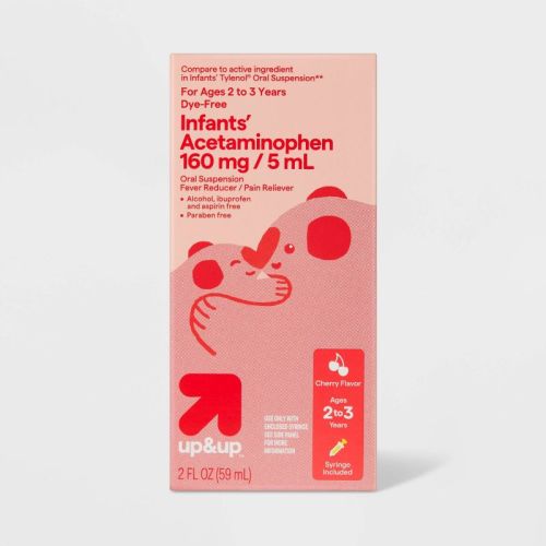 Acetaminophen Dye Free Infant Pain Reliever Liquid - Cherry - 2 Fl Oz - Up&up™