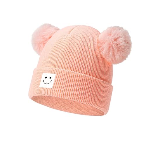 Baby Beanie Hat Toddler Infant Winter Knitted Hat Kids Soft Warm Pom Pom Beanie Cap for Boys Girls