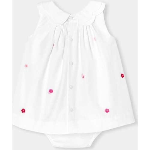 Baby Girl Sleeveless Dress White/Multicolour - Jacadi Paris | Maisonette