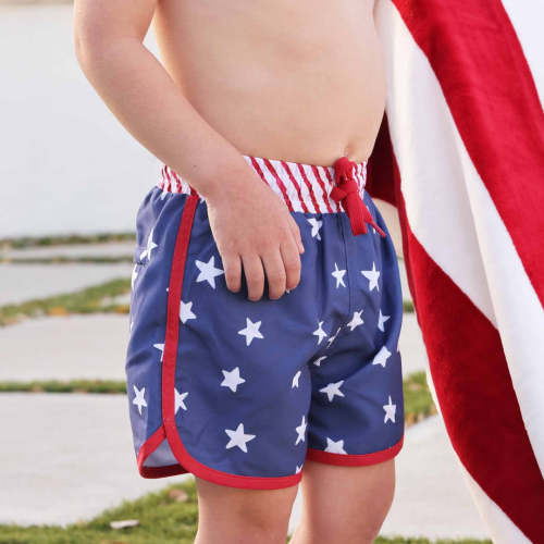 Boy's Swim Trunks | Star-Spangled Summer
