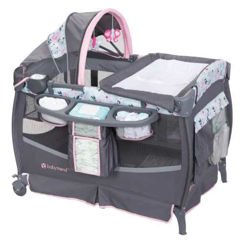 Free Shipping! Baby Trend Deluxe II Nursery Center, Primrose