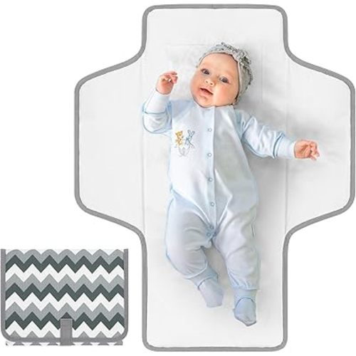 Accmor Portable Diaper Changing Pad, Waterproof Baby Changing Mat, Foldable Travel Diaper Changing Pads for Baby