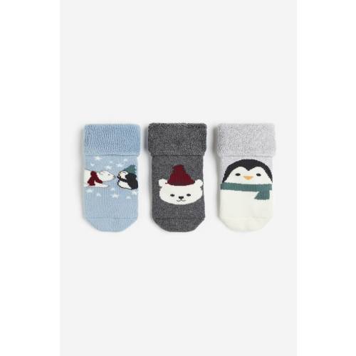 3-PACK TERRY SOCKS