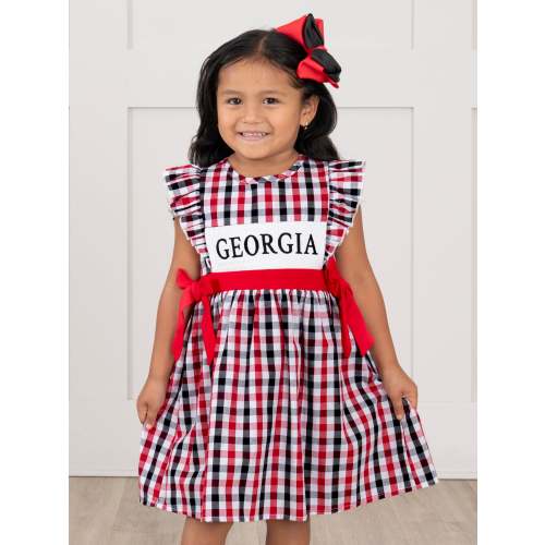 Georgia Smocked Gingham Dress