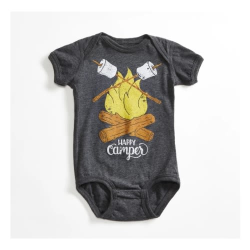 Happy Camper Vintage Black Baby Onesie – Orchard Street Apparel