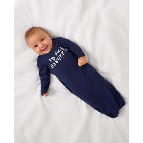 My First Hanukkah Infant Gown | Little Sleepies