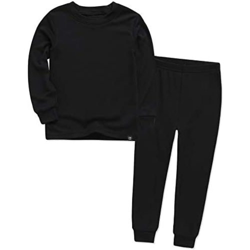 VAENAIT 6M-12Y Toddler Toddler Kids Toddler Girls Boys Soft Comfy Modal Tencel Solid Raglan Sleepwear Pajamas Pjs 2pcs Set