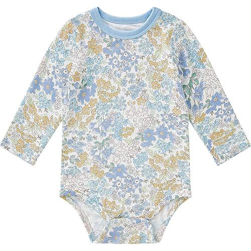 pureborn Baby Girls Boys Bodysuit Super Soft Cotton Romper 0-24 Months