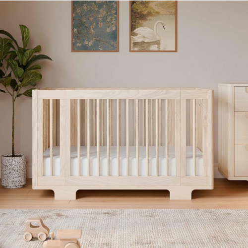Pogo or Yuzu 8-in-1 Crib with All-Stages Conversion Kits (in Blonde, Washed Natural, Washed Natural/White, or Natural)