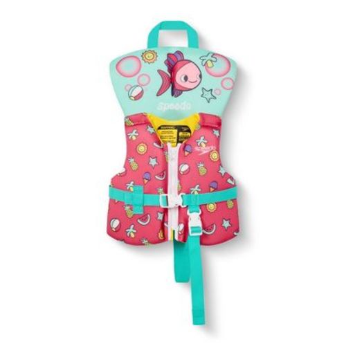 Speedo Kids' Pinky the Fish Life Jacket Vest - Pink Lemonade