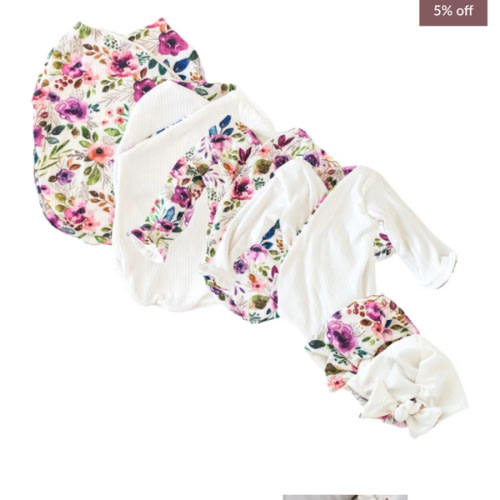 LONG SLEEVE NEWBORN ESSENTIALS BUNDLE