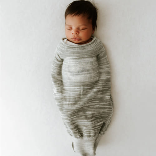 Grey Swaddle Sleep Sack - Small ( 6-12 pounds)