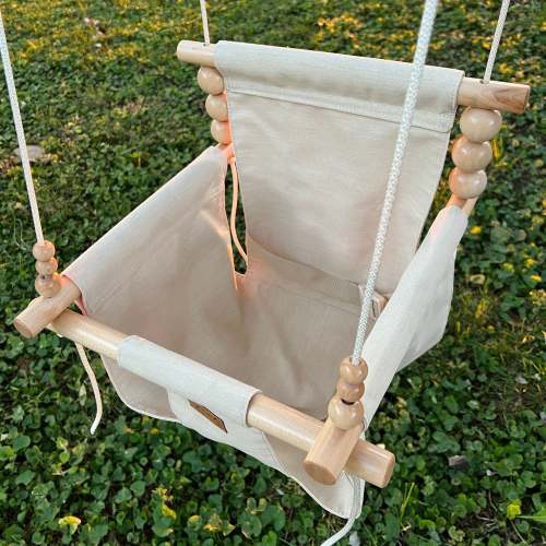 Wheat Outdoor Baby Swing – Premium High Back Design – Sweet Swinging