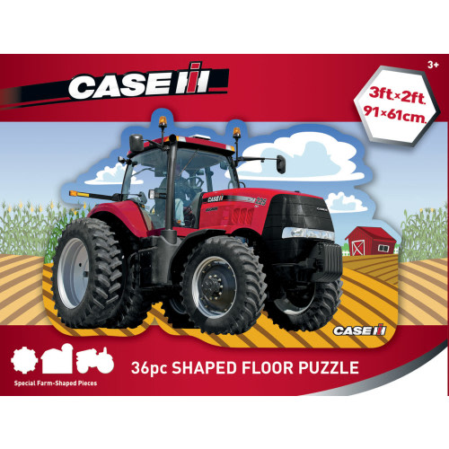 MasterPieces 36 Piece Jigsaw Puzzle for Kids - Case IH Shaped Floor Puzzle