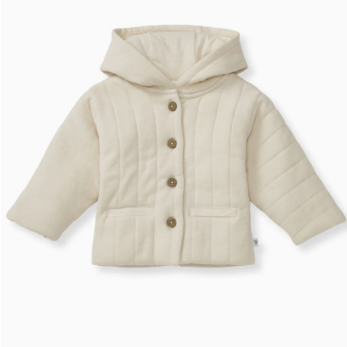 Organic Cotton Quilted Baby Jacket