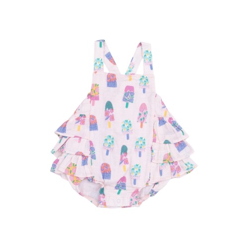 Floral Popsicles Organic Cotton Bodysuit