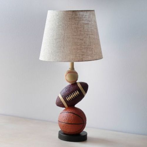 22" SportsLite Tall Popular Sports Combo Table Desk Lamp - Simple Designs