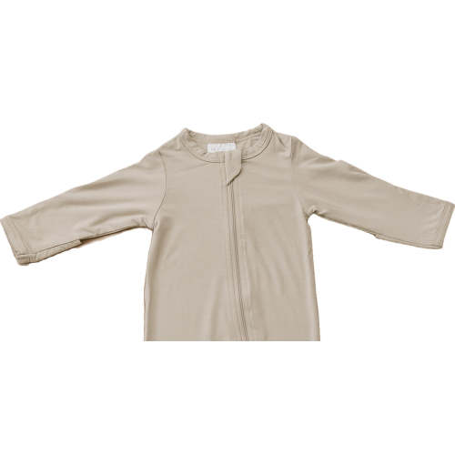 Oatmeal Bamboo Zipper