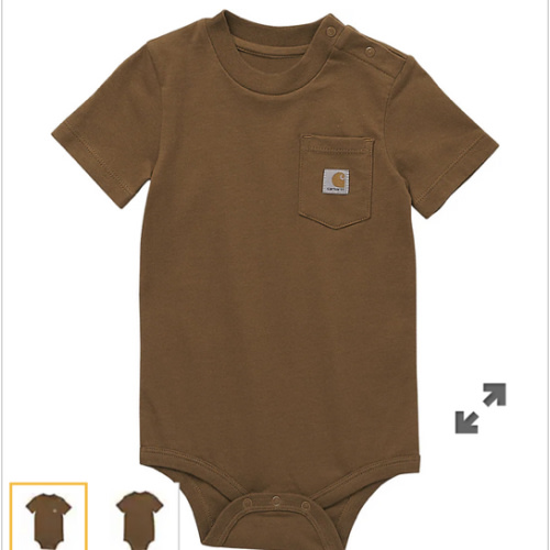 Kids' Short Sleeve Pocket Bodysuit (Infant)