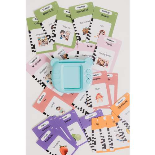Southern Vietnamese English Flashcard Reader Máy Đọc Thẻ Song Ngữ Anh Việt (Giọng Miền Nam) 400 thẻ