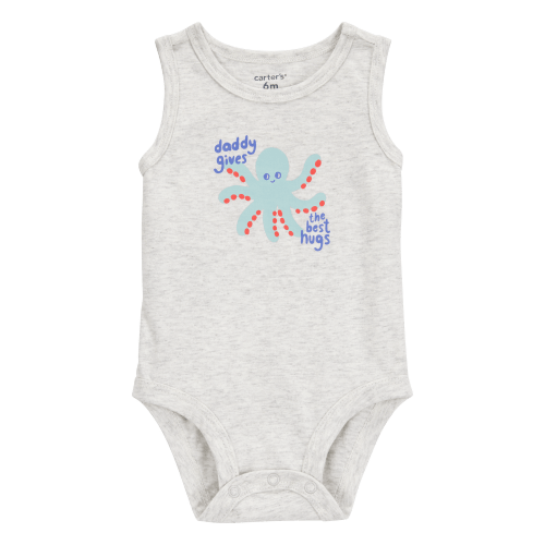 Baby Octopus Daddy Sleeveless Bodysuit - Carter's | Carter's