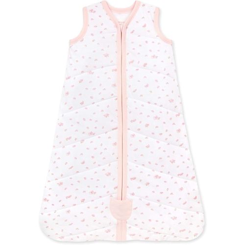 Burt's Bees Baby Beekeeper Wearable Blanket, Organic Cotton Swaddle 0.5 or 1.5 TOG, Newborn Essentials Shower Gift