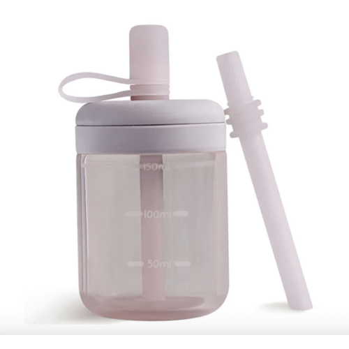 Silicone Training Cup with Straw