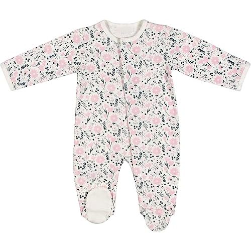 Magnetic Me Footie Pajamas - 100% Organic Cotton Baby Pajamas - Quick Magnetic Fastener Sleeper for Baby Boy and Girl