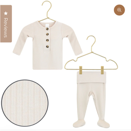 Cove Ribbed Top + Bottoms