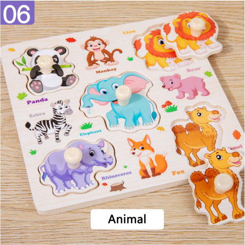 Wooden Preschool Learning Number Lette Puzzle Toys for Kids Age 2-4,Educational Toys,Early Learning Baby Kids Toy Wooden Puzzles for Toddlers 1, 2, 3 Year Old Clearance