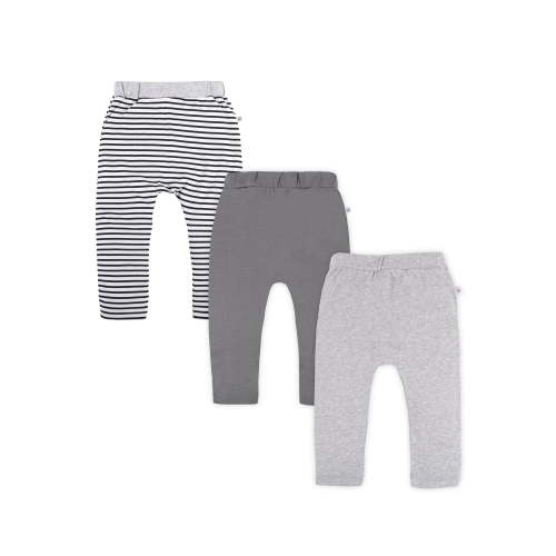 Little Star Baby Girl 3Pk Harem Jogger Pants, Size Newborn-24M