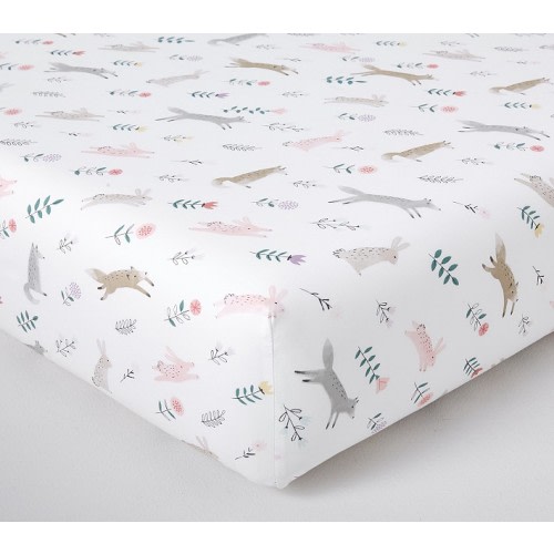 Ramona Organic Crib Fitted Sheet
