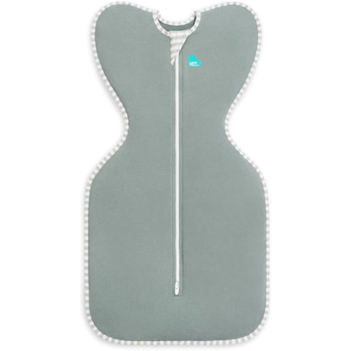 Love to Dream Swaddle UP, Baby Sleep Sack, Self-Soothing Swaddles for Newborns, Improves Sleep, Snug Fit Helps Calm Startle Reflex, New Born Essentials for Baby, 1.0 TOG, 5-8.5 lbs, Deep Olive