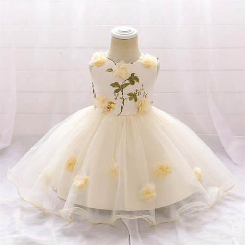 3-24M Infant Newborn Baby Girl Princess Dress Birthday Party Christmas Formal Tutu Sleeveless Dresses