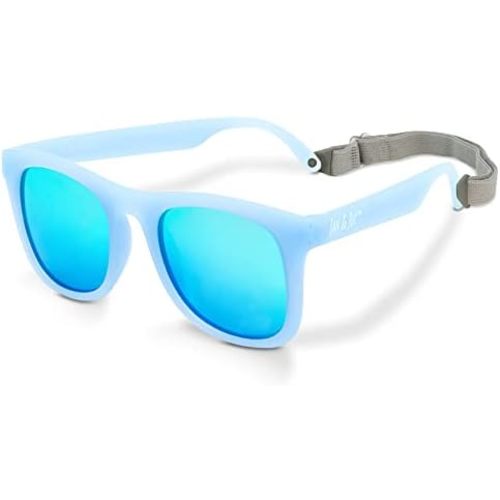 JAN & JUL Baby Toddler Kids’ Flexible UV-400 Polarized Sun-glasses with Strap for Girls Boys