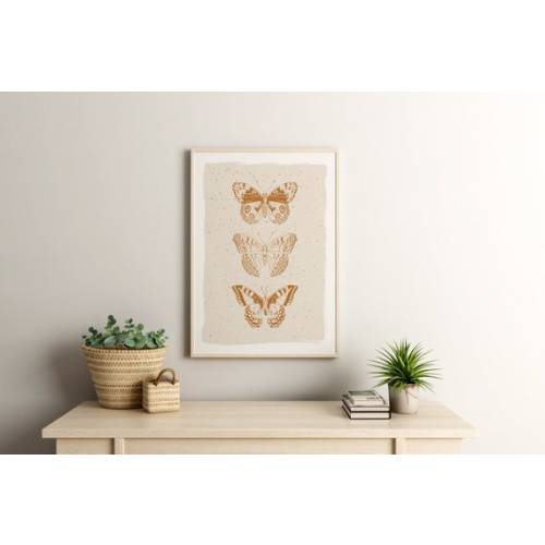 Neutral Butterflies Boho Butterflies Butterfly Poster - Etsy