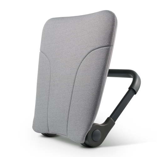 Ready Rocker Deluxe – Adjustable, Portable Rocker, Memory Foam Cover, Slate Grey