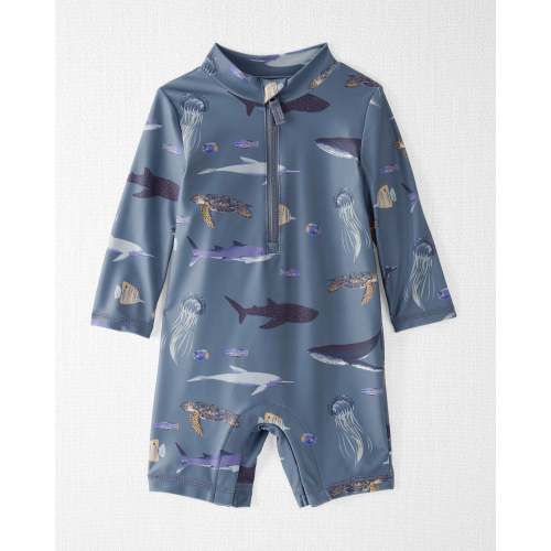 Baby Recycled Long Sleeve Rashguard Swimsuit - Little Planet | Carter's