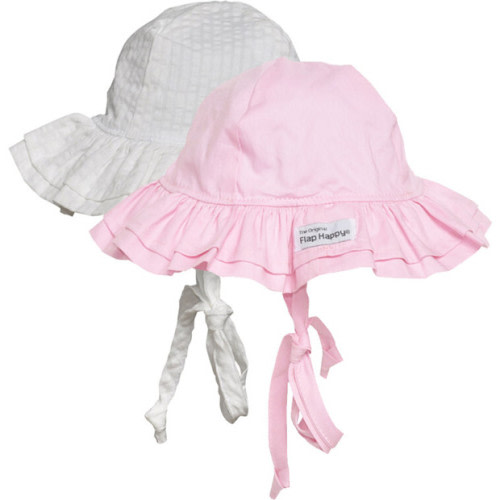 Flap Happy Double Ruffle Hat, 2-Pack